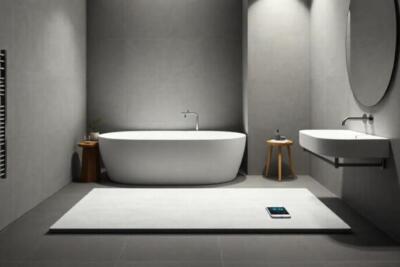 Mateo Smart Bathroom Mat for Weight, Fat, Posture Monitoring mateo smart bathroom mat for weight fat posture monitoring
