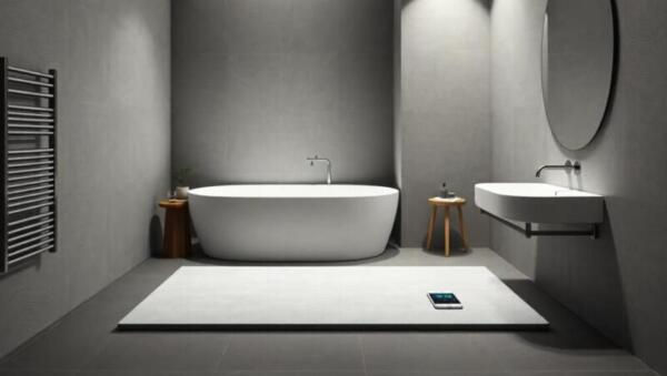 mateo smart bathroom mat for weight fat posture monitoring